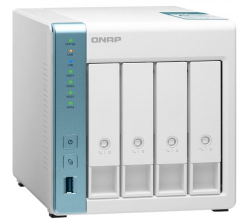 Система зберігання даних QNAP TS-431K з 4 відсіками для дисків, 1GB RAM, настільне виконання Система зберігання даних QNAP TS-431K з 4 відсіками для дисків, 1GB RAM, настільне виконання