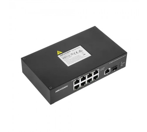 PoE-комутатор Hikvision DS-3T0310HP-E/HS 8-портовий некерований PoE-комутатор Hikvision DS-3T0310HP-E/HS 8-портовий некерований