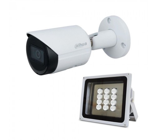 Комплект: IP-відеокамера 2 Мп Dahua DH-IPC-HFW2230SP-S-S2 (2.8 мм) + ІЧ-прожектор Lightwell LW12-100IR60-220 Комплект: IP-відеокамера 2 Мп Dahua DH-IPC-HFW2230SP-S-S2 (2.8 мм) + ІЧ-прожектор Lightwell LW12-100IR60-220