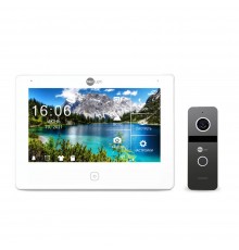 Комплект відеодомофона Neolight NeoKIT HD Pro WF Graphite: відеодомофон 7" з Wi-Fi з детектором руху і 2 Мп відеопанель