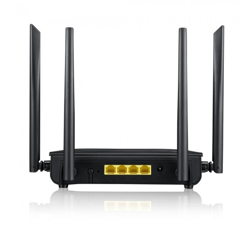 Бездротовий маршрутизатор ZYXEL NBG7510 AX1800, WiFi6, 1xGE WAN, 3xGE LAN, MU-MIMO, 4 антени (NBG7510-EU0101F) Бездротовий маршрутизатор ZYXEL NBG7510 AX1800, WiFi6, 1xGE WAN, 3xGE LAN, MU-MIMO, 4 антени (NBG7510-EU0101F)