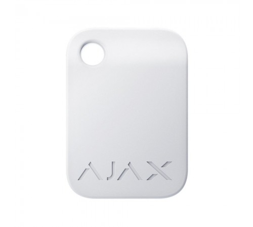 Захищений безконтактний брелок Ajax Tag white (комплект 10 шт.) для клавіатури KeyPad Plus Захищений безконтактний брелок Ajax Tag white (комплект 10 шт.) для клавіатури KeyPad Plus