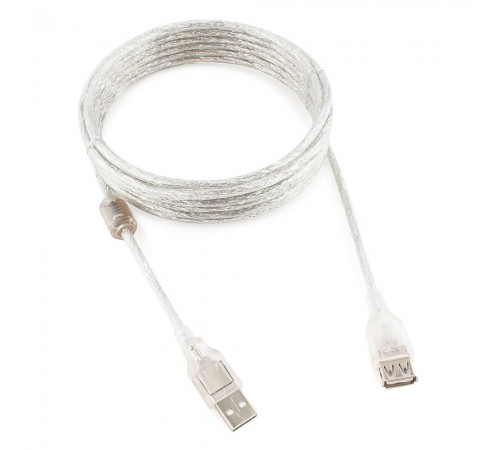 Подовжувач USB 2.0 AM/AF Cablexpert (CCF-USB2-AMAF-TR-15) 4.5 метра з феритовим кільцем Подовжувач USB 2.0 AM/AF Cablexpert (CCF-USB2-AMAF-TR-15) 4.5 метра з феритовим кільцем