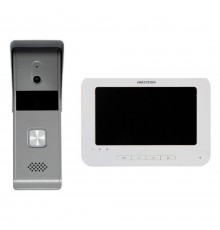 Комплект відеомофона Hikvision DS-KIS203T: відеодомофон 7" і відеопанель