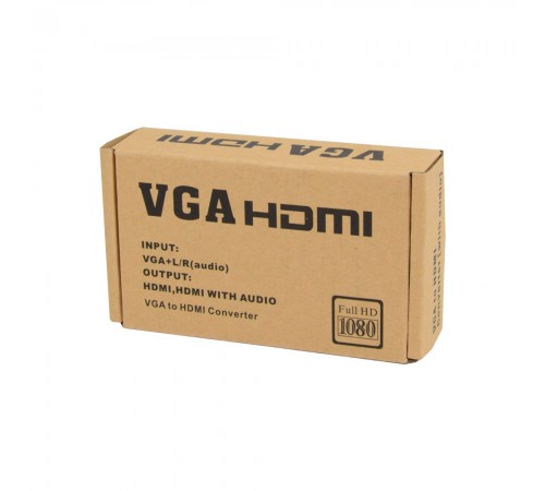 Конвертер відеосигналу ATIS VGA-HDMI-C з кабелями Конвертер відеосигналу ATIS VGA-HDMI-C з кабелями