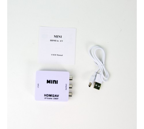 Конвертер mini HDMI-AV