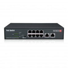 Некерований PoE-комутатор Provision-ISR PoES-08120C+2I-V2 з 8 портами PoE