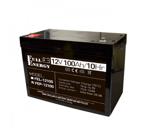 Акумулятор 12В 100А·год для ДБЖ Full Energy FEP-12100 Акумулятор 12В 100А·год для ДБЖ Full Energy FEP-12100