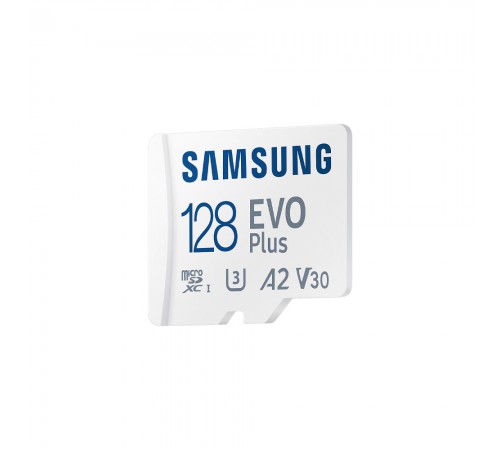 Карта пам'яті Samsung Evo Plus microSDXC 128GB UHS-I U3 V30 A2 + SD адаптер (MB-MC128SA/EU) Карта пам'яті Samsung Evo Plus microSDXC 128GB UHS-I U3 V30 A2 + SD адаптер (MB-MC128SA/EU)