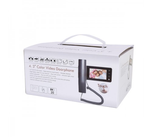 Комплект відеодомофона ATIS AD-440MB Kit box Комплект відеодомофона ATIS AD-440MB Kit box
