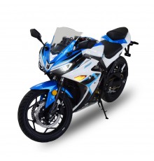 Електроскутер TV6 mid-drive Wuxi Electric 3000W 72V 60Ah white & blue