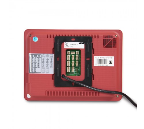 Комплект Wi-Fi відеодомофонa 7" BCOM BD-760FHD/T Red з підтримкою Tuya Smart + BT-400FHD Black Комплект Wi-Fi відеодомофонa 7" BCOM BD-760FHD/T Red з підтримкою Tuya Smart + BT-400FHD Black