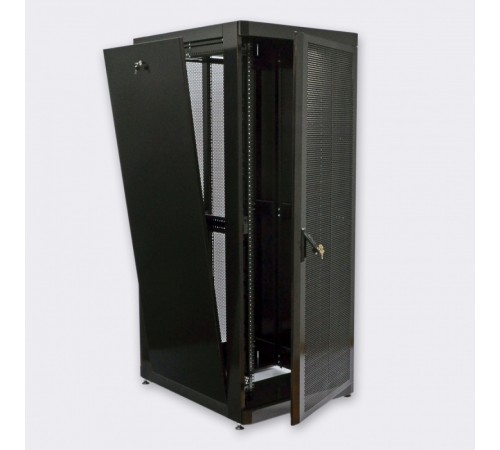 Шафа серверна CMS 42U 800 х 1055 UA-MGSE42810PB з перфорованими дверима для мережевого обладнання Шафа серверна CMS 42U 800 х 1055 UA-MGSE42810PB з перфорованими дверима для мережевого обладнання