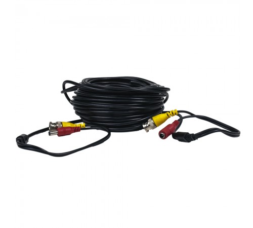 Кабель BNC-рower cable A 20 м (BNC+DC/BNC+DC) для передавання відеосигналу та живлення Кабель BNC-рower cable A 20 м (BNC+DC/BNC+DC) для передавання відеосигналу та живлення