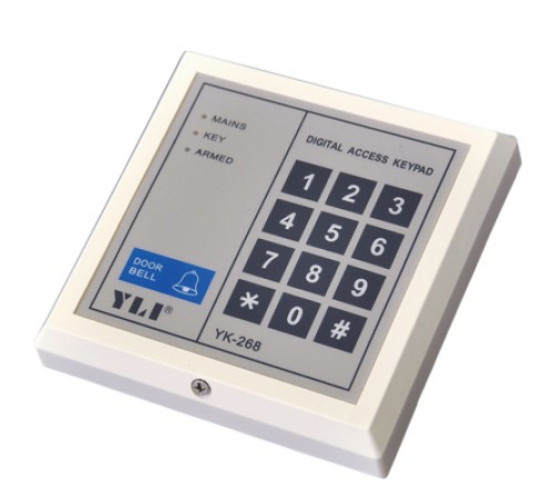 Кодова клавіатура Yli Electronic YK-268 з сенсорними кнопками Кодова клавіатура Yli Electronic YK-268 з сенсорними кнопками