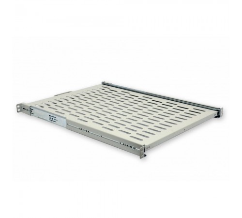 Полиця висувна 19" CMS UA-SHSL-600G 1U 600 мм, сіра Полиця висувна 19" CMS UA-SHSL-600G 1U 600 мм, сіра