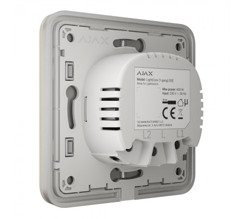 Вимикач Ajax LightSwitch 2-way Ivory прохідний Вимикач Ajax LightSwitch 2-way Ivory прохідний