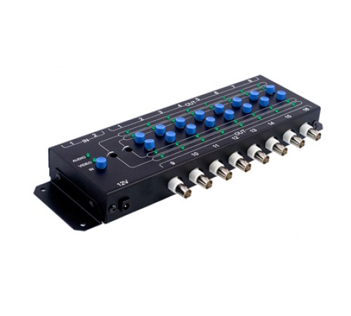 Розгалужувач відеосигналу Twist SW2x16 BNC Розгалужувач відеосигналу Twist SW2x16 BNC