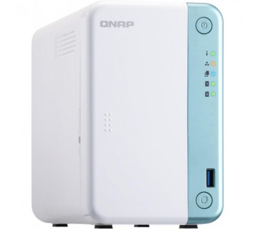 Система зберігання даних QNAP TS-251D-2G з 2 відсіками для дисків, 2GB RAM, настільне виконання Система зберігання даних QNAP TS-251D-2G з 2 відсіками для дисків, 2GB RAM, настільне виконання