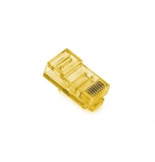 Конектор ATIS UTP RJ45 8 піновий жовтий (1000 шт.)