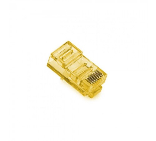 Конектор ATIS UTP RJ45 8 піновий жовтий (1000 шт.) Конектор ATIS UTP RJ45 8 піновий жовтий (1000 шт.)