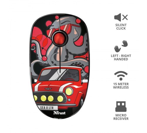 Миша Trust SKETCH SILENT WL RED Миша Trust SKETCH SILENT WL RED