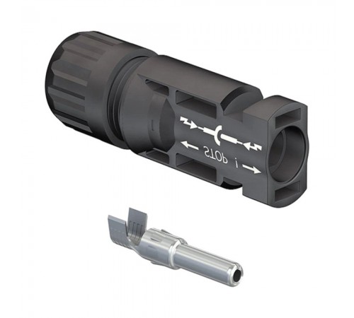 MC-4 конектор Staubli MC-socket PV-KBT4/6I-UR 5-6 мм (мама) MC-4 конектор Staubli MC-socket PV-KBT4/6I-UR 5-6 мм (мама)