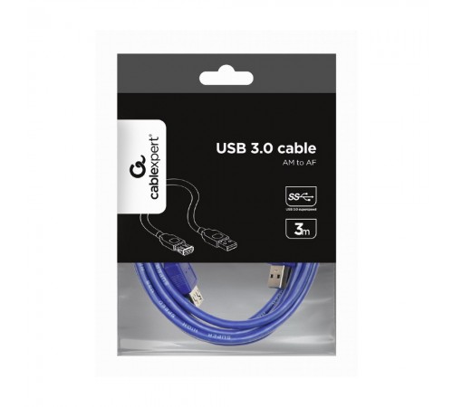 Кабель Cablexpert USB 3.0 (CCP-USB3-AMAF-10) USB подовжувач 3 м Кабель Cablexpert USB 3.0 (CCP-USB3-AMAF-10) USB подовжувач 3 м