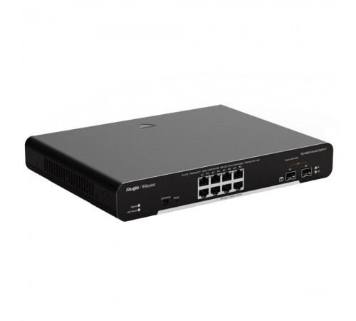 PoE-комутатор Ruijie Reyee RG-NBS3100-8GT2SFP-P керований 10-портовий PoE-комутатор Ruijie Reyee RG-NBS3100-8GT2SFP-P керований 10-портовий