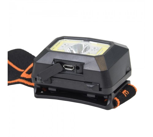 Налобний LED+COB ліхтар Superfire X30 з датчиком руху і потужністю 5 Вт, що перезаряджається Налобний LED+COB ліхтар Superfire X30 з датчиком руху і потужністю 5 Вт, що перезаряджається