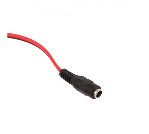 Роз'єм живлення (мама, female) Power jack 2.1*5.5mm з дротом 20 см Роз'єм живлення (мама, female) Power jack 2.1*5.5mm з дротом 20 см