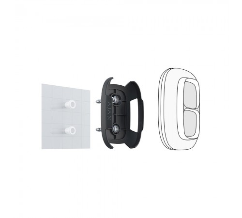 Тримач тривожних кнопок Ajax Holder black для Button/DoubleButton Тримач тривожних кнопок Ajax Holder black для Button/DoubleButton