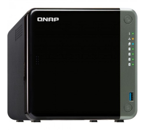 Система зберігання даних QNAP TS-453D-4G з 4 відсіками для дисків, 4GB RAM, настільне виконання Система зберігання даних QNAP TS-453D-4G з 4 відсіками для дисків, 4GB RAM, настільне виконання