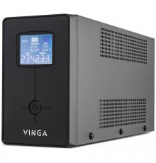 Джерело безперебійного живлення Vinga VPC-1200MU 1200ВА / 720 Вт з LCD-дисплеєм з USB у металевому корпусі