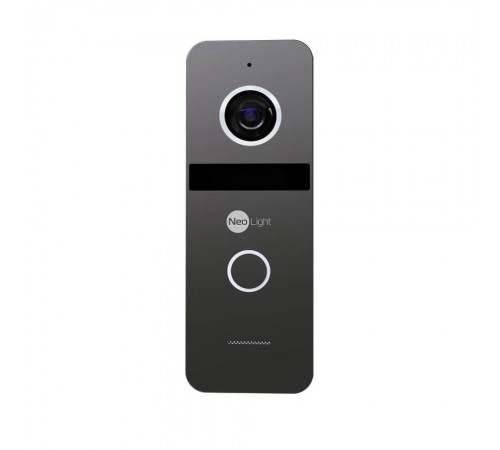 Комплект відеодомофона Neolight NeoKIT HD WF Graphite: відеодомофон 7" з Wi-Fi з детектором руху та 2 Мп відеопанель