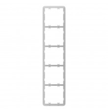 Рамка Ajax Frame (5 seats) vertical для п'яти розеток або вимикачів