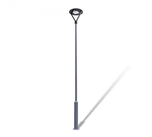 Комплект світильник світлодіодний парковий Lightwell LW-GL-50FT + стовп парковий сірий 4м Комплект світильник світлодіодний парковий Lightwell LW-GL-50FT + стовп парковий сірий 4м