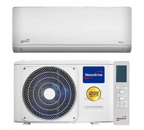 Кондиціонер Neoclima Therminator 3.2 NS/NU-18EHXIw1, інвертор, 55 м2, A++, R32 Кондиціонер Neoclima Therminator 3.2 NS/NU-18EHXIw1, інвертор, 55 м2, A++, R32