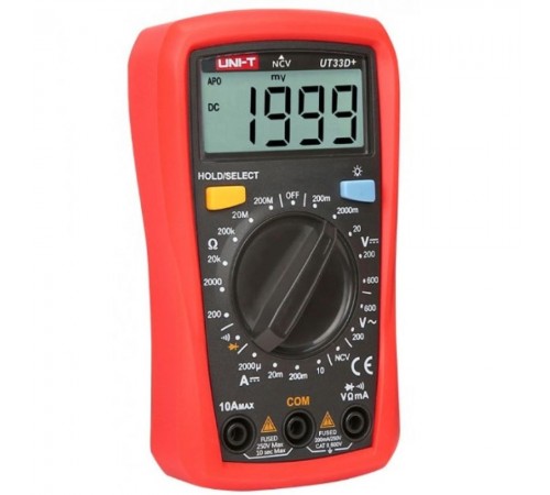 Цифровий мультиметр UNI-T UT-33D+ Цифровий мультиметр UNI-T UT-33D+