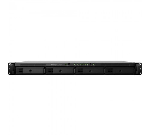 Система зберігання даних SYNOLOGY RS819 з 4 відсіками для дисків, 2GB RAM, стійкове виконання 1U Система зберігання даних SYNOLOGY RS819 з 4 відсіками для дисків, 2GB RAM, стійкове виконання 1U
