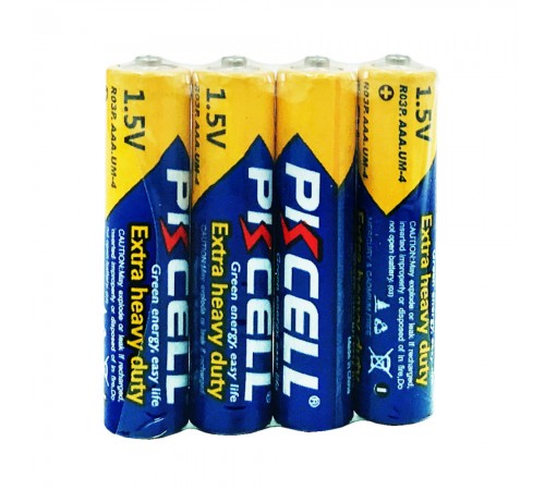 Батарейка PKCELL Extra Heavy Duty AAA R03P 1.5V, 4шт./плівка Батарейка PKCELL Extra Heavy Duty AAA R03P 1.5V, 4шт./плівка