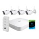 Комплект відеоспостереження WiFi kit 4cam: 1 відеореєстратор, 1 жорсткий диск, 4 Wi-Fi-відеокамери 4 Мп та 4 кронштейни