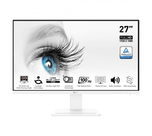 Монітор 27" MSI PRO MP273W white Монітор 27" MSI PRO MP273W white