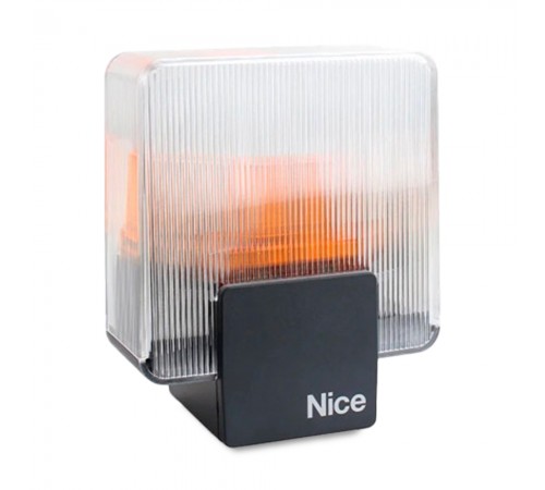 Сигнальна лампа Nice ELAC 230В з вбудованою антеною для воріт та шлагбаумів Сигнальна лампа Nice ELAC 230В з вбудованою антеною для воріт та шлагбаумів