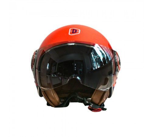 Мотошолом відкритий Beon B-110B CIRCLE SHINY ORANGE/WHITE/BLUE (глянець помаранчевий/білий/синій), розмір XL Мотошолом відкритий Beon B-110B CIRCLE SHINY ORANGE/WHITE/BLUE (глянець помаранчевий/білий/синій), розмір XL