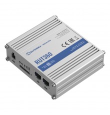 Бездротовий маршрутизатор Teltonika RUT360 N300, 1xFE WAN, 1xFE LAN, 1xSIM, 4G/LTE.Cat6 (RUT360000000)