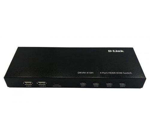 KVM-перемикач D-Link DKVM-410H 4xHDMI,4xUSB KVM-перемикач D-Link DKVM-410H 4xHDMI,4xUSB