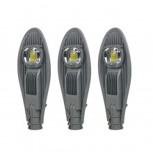 Комплект із 3-х світильників світлодіодних Lightwell LW-COB65K-50 COB консольний 50W