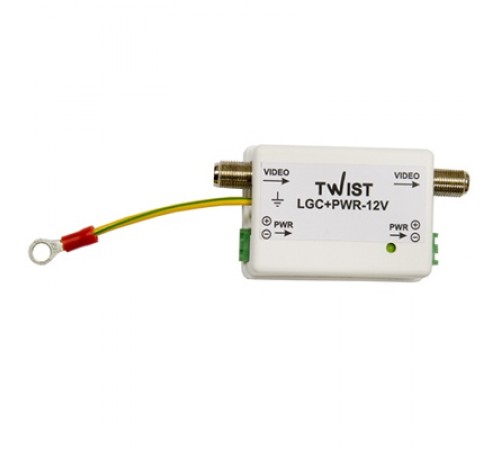 Грозозахист на коаксіал F-F Twist-LGC+PWR12V Грозозахист на коаксіал F-F Twist-LGC+PWR12V