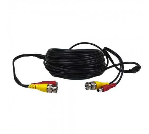 Кабель BNC-рower cable C 18 м (BNC+DC/BNC+DC) для передавання відеосигналу та живлення Кабель BNC-рower cable C 18 м (BNC+DC/BNC+DC) для передавання відеосигналу та живлення